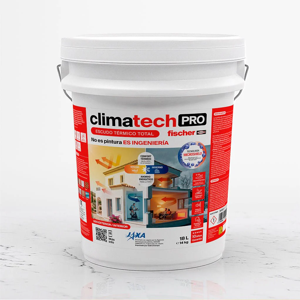 Aislante térmico Escudo Térmico Total (ClimatechPRO ETT) Blanco 18L (35m²)